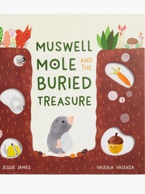 Jellycat Muswell Mole And The Buried Treasure Book